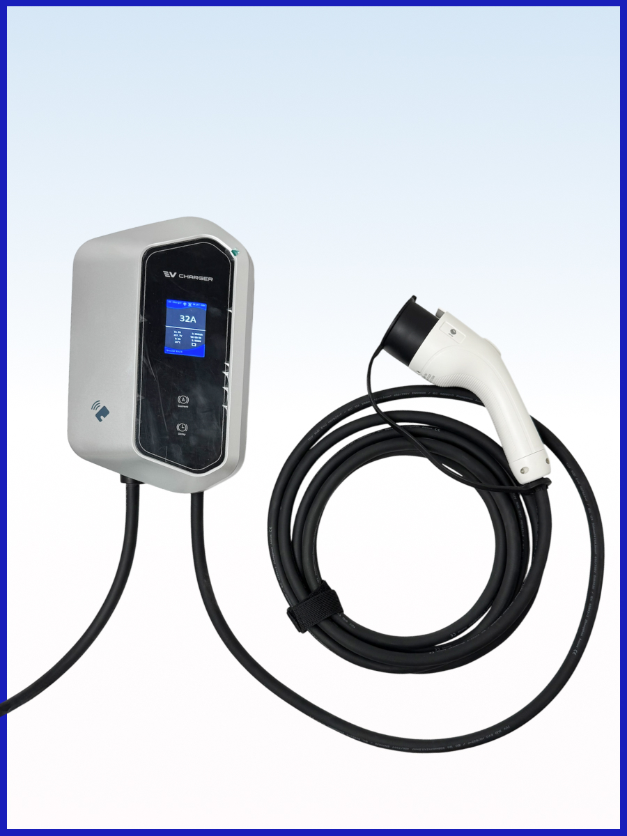 Зарядная станция для электромобиля GBT, 6-32A, 7кВт