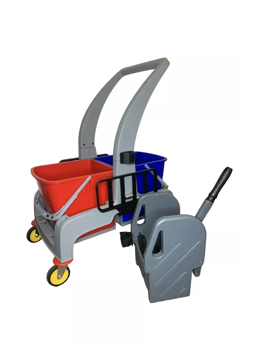 Уборочная тележка на 2 ведра по 30 л