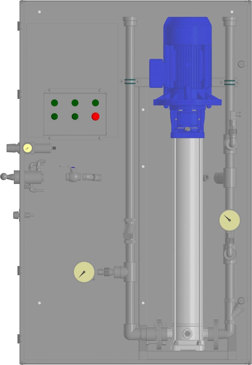 Мойка оборудования на пищевом производстве AQTSM-10/2-1