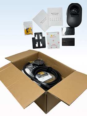 Зарядная станция для электромобиля GBT, 6-32A, 7кВт Зарядная станция для электромобиля GBT, 6-32A, 7кВт