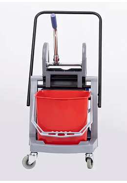 Двухведерная уборочная тележка AF08074 Двухведерная уборочная тележка AF08074