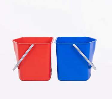 Двухведерная уборочная тележка AF08074 Двухведерная уборочная тележка AF08074