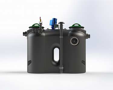 Жироотделитель GREASLY с вертикальным исполнением Жироотделитель GREASLY с вертикальным исполнением