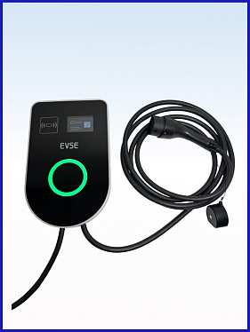 Зарядная станция для электромобиля Type 2, 6-32A, 7кВт Зарядная станция для электромобиля Type 2, 6-32A, 7кВт