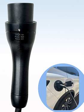 Портативное устройство для зарядки электромобиля GBT, 220В, 5 м, с дисплеем Портативное устройство для зарядки электромобиля GBT, 220В, 5 м, с дисплеем