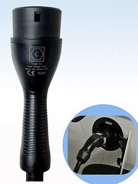 Зарядная станция TYPE 2 для зарядки электромобилей, 6-16A, 11кВт Зарядная станция TYPE 2 для зарядки электромобилей, 6-16A, 11кВт