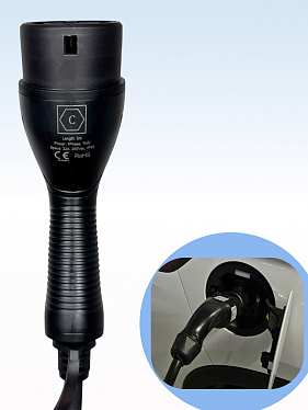 Станция зарядки для электромобиля GBT, 6-32A, 7кВт с WI-FI Станция зарядки для электромобиля GBT, 6-32A, 7кВт с WI-FI