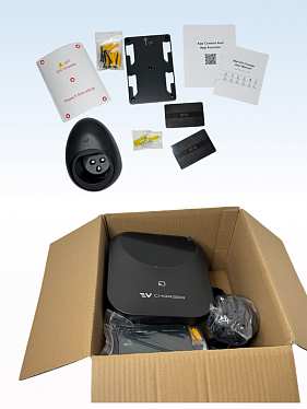 Зарядная станция TYPE 2 для зарядки электромобилей, 6-16A, 11кВт Зарядная станция TYPE 2 для зарядки электромобилей, 6-16A, 11кВт