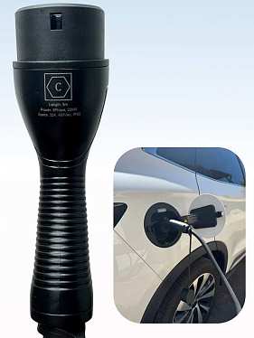 Зарядный кабель-спираль для зарядки электромобиля TYPE 2-TYPE 2 на 7 м и 22 кВт (трехфазный) Зарядный кабель-спираль для зарядки электромобиля TYPE 2-TYPE 2 на 7 м и 22 кВт (трехфазный)