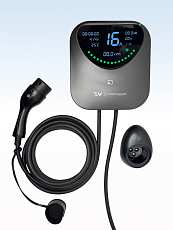 Зарядная станция TYPE 2 для зарядки электромобилей, 6-16A, 11кВт