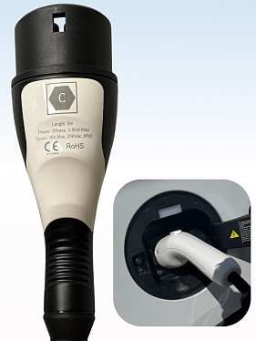 Портативное зарядное устройство для электромобиля TYPE 2, 220В, 5 метров Портативное зарядное устройство для электромобиля TYPE 2, 220В, 5 метров