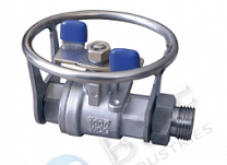 Кран шаровой с протектором B&F