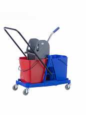 Двухведерная уборочная тележка AF08074