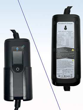 Портативное устройство для зарядки электромобиля GBT, 220В, 7 м (16A) с Wi-fi и дисплеем Портативное устройство для зарядки электромобиля GBT, 220В, 7 м (16A) с Wi-fi и дисплеем