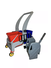 Уборочная тележка на 2 ведра по 30 л