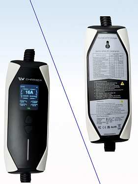 Портативное зарядное устройство для электромобиля TYPE 2, 220В, 5 метров Портативное зарядное устройство для электромобиля TYPE 2, 220В, 5 метров