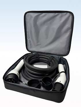 Кабель для зарядки электромобиля TYPE 2-TYPE 2 на 5 м и 22 кВт Кабель для зарядки электромобиля TYPE 2-TYPE 2 на 5 м и 22 кВт