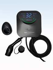 Станция зарядки для электромобиля TYPE-2, 6-32A, 7кВт с WI-FI