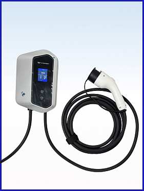 Зарядная станция для электромобиля GBT, 6-32A, 7кВт Зарядная станция для электромобиля GBT, 6-32A, 7кВт