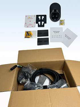 Зарядная станция для зарядки электромобиля Type 2, 6-32A, 7кВт Зарядная станция для зарядки электромобиля Type 2, 6-32A, 7кВт